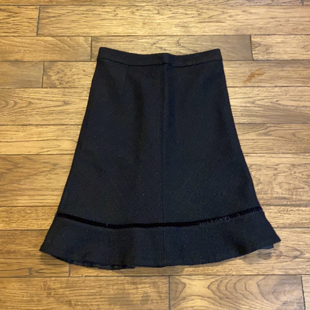 Gap black Sz 1 side zipper skirt